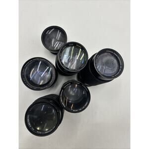 ASAHI EARLY MODEL I 1:3.5 f = 135mm TAKUMAR And 5 Lenses NEED CLEANING